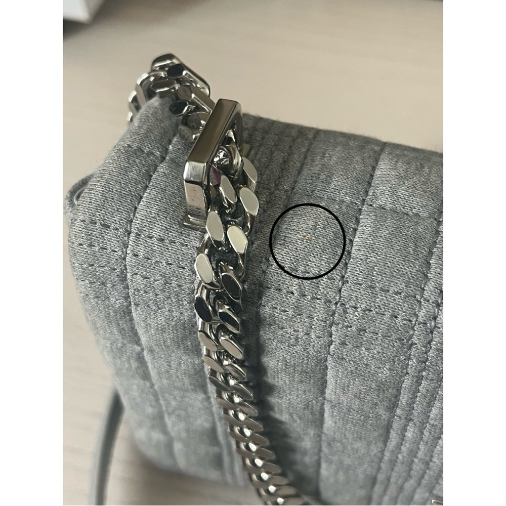 Burberry Small Gray Lola Bag - Picture 7 of 16
